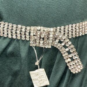 Vintage rhinestone belt